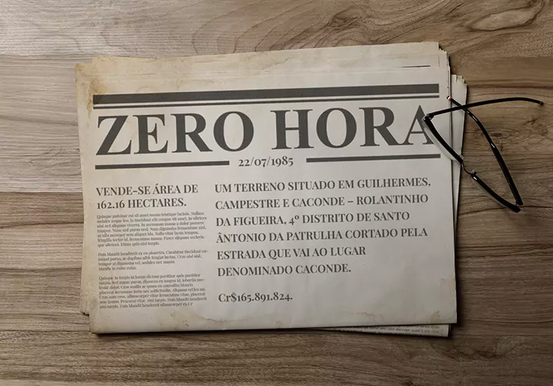Jornal Zero Hora de 1985
